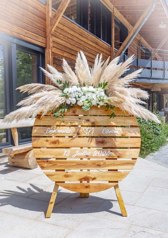 Décoration de mariage, Tournon-sur-Rhône